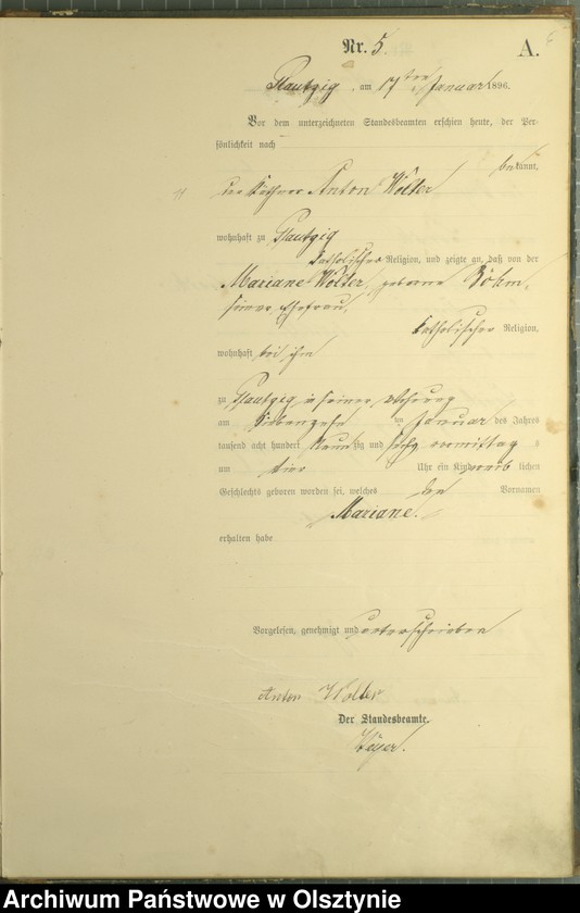 image.from.unit.number "Geburts-Haupt-Register Nr 1 - 48"