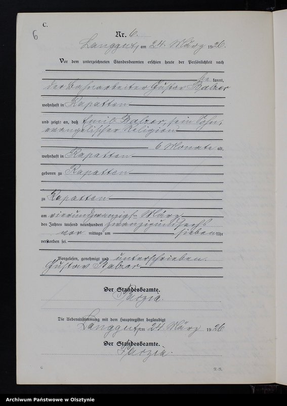 image.from.unit.number "Sterbe-Neben-Register Nr 1 - 27"