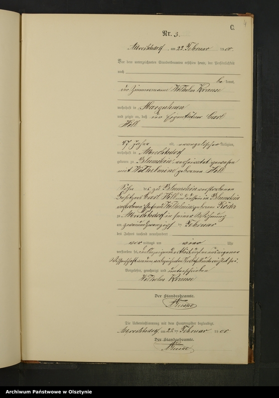 image.from.unit.number "Sterbe-Neben-Register Nr 1 - 29"