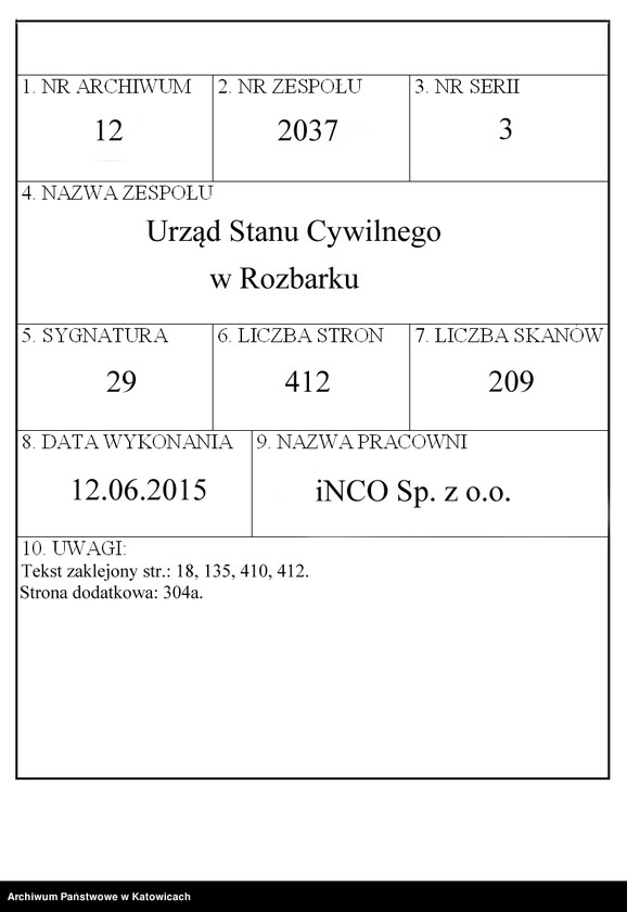 Obraz 1 z jednostki "Księga zgonów nr 1-409"