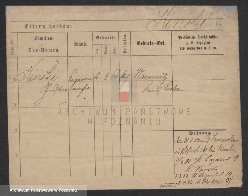 Obraz 6 z jednostki "Kinski - Kirstok"