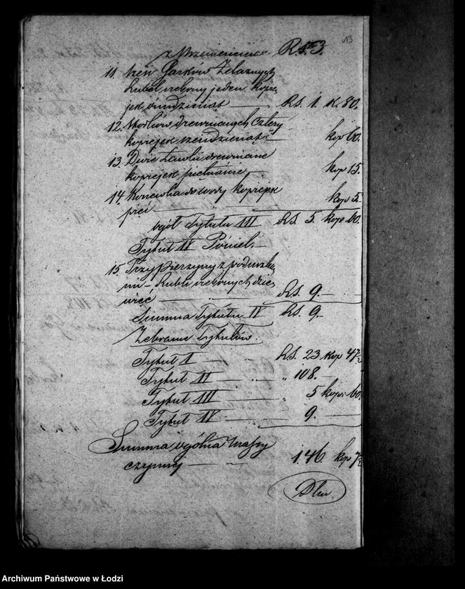 Obraz 18 z jednostki "Akta tyczące się spisu inwentarza pozostałości tudzież ustanowienia opieki nad nieletnimi po Karolu Augusie Stetz"