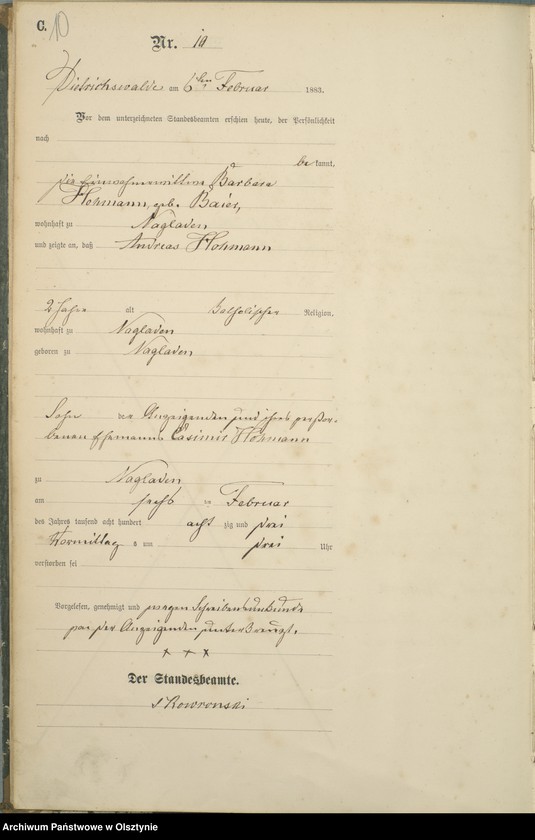 image.from.unit.number "Sterbe-Haupt-Register Nr 1 - 48"