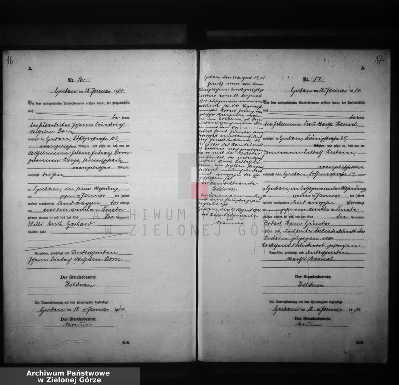 image.from.unit.number "Geburts-Neben-Register, Vol. I No 1 bis 271"