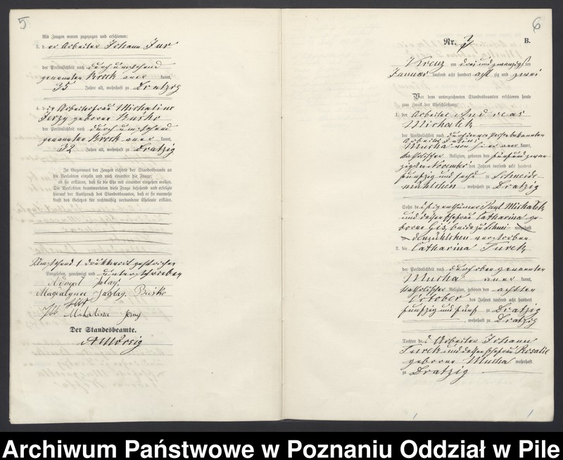 Obraz 6 z jednostki "Księga małżeństw"