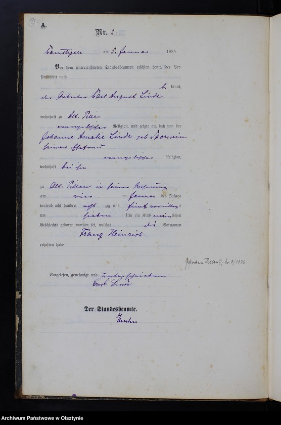 image.from.unit.number "Geburts-Haupt-Register Nr 1 - 189"