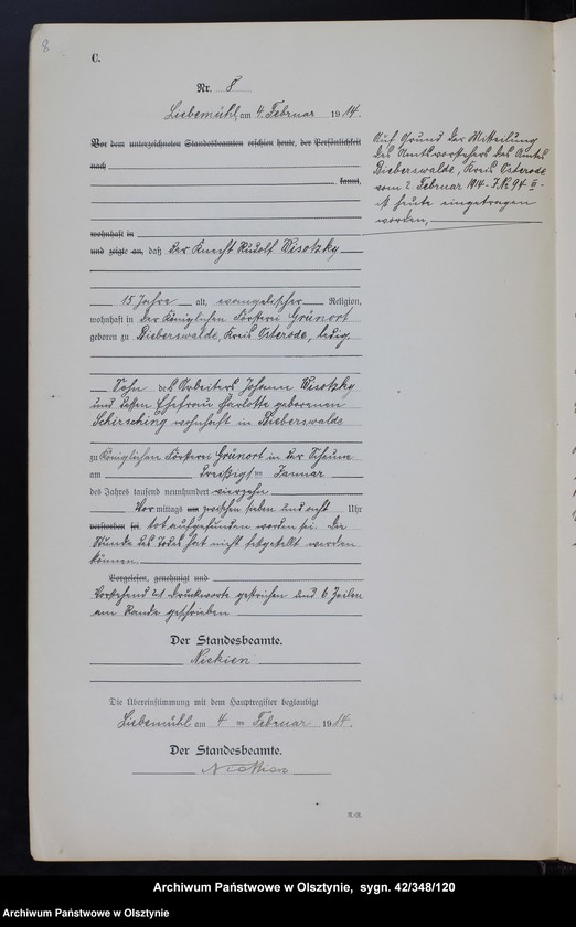 image.from.unit.number "Sterbe-Neben-Register Nr 1 - 72"