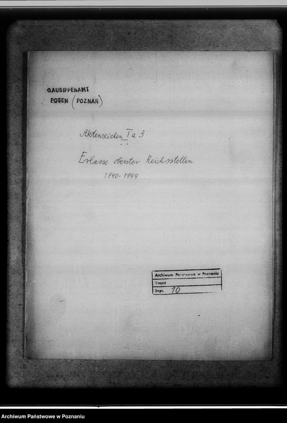 Obraz 4 z jednostki "Erlasse oberster Reichsstellen"