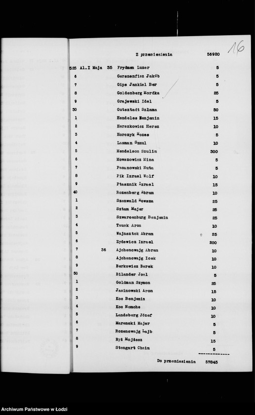 Obraz 20 z jednostki "Rejestr poborczy"