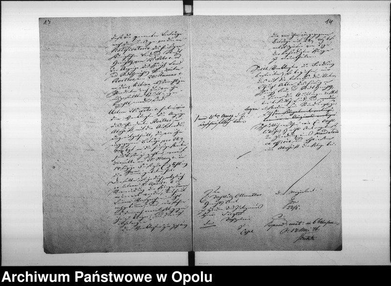 Obraz 14 z jednostki "Acta des Magistrats zu Oppeln betreffend die Prozessache contra den Kaufmann Kilian zu Ottmuth wegen 28 rtl. [Reichsthaler] 4 sgr. [Silbergroschen] 6 pf. [Pfenige] De anno 1846"