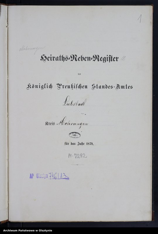 image.from.unit.number "Heiraths-Neben-Register Nr 1 - 31"