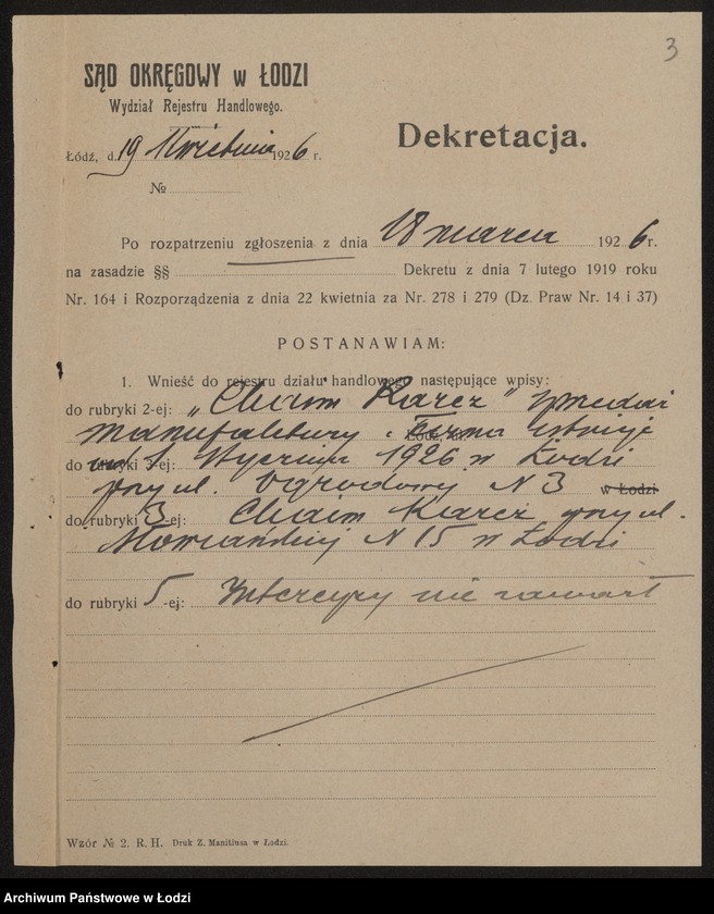 Obraz 5 z jednostki "Chaim Karcz - sprzedaż manufaktury"