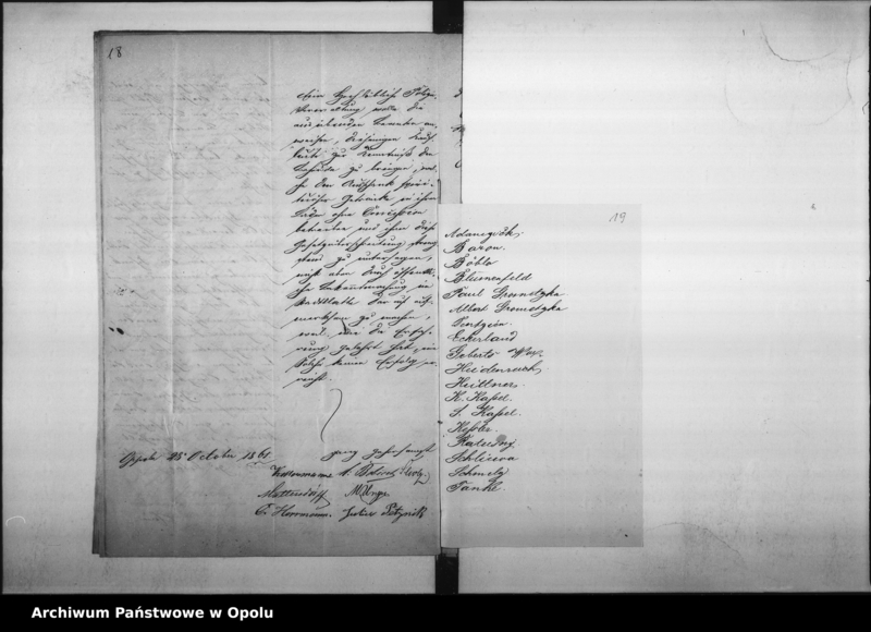 Obraz 16 z jednostki "Acta des Magistrats zu Oppeln betreffend die Beschwerden der Gast und Schankwirthe über die Kaufleute wegen unbefungten Betriebe des Schankgewerbes"