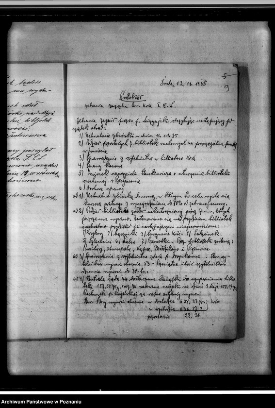 Obraz 13 z jednostki "Protokolarz zebrań walnych"