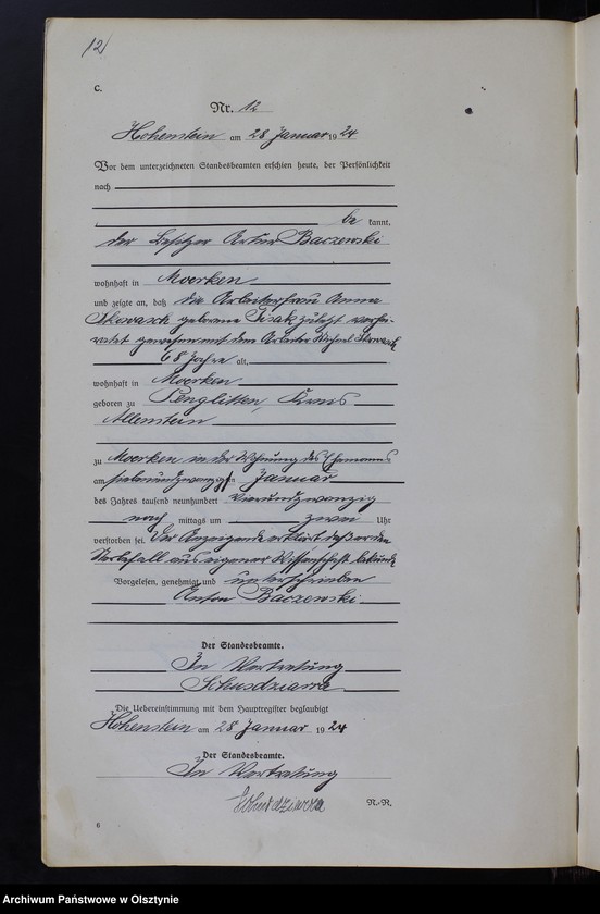 image.from.unit.number "Sterbe-Neben-Register Nr 1 - 95"