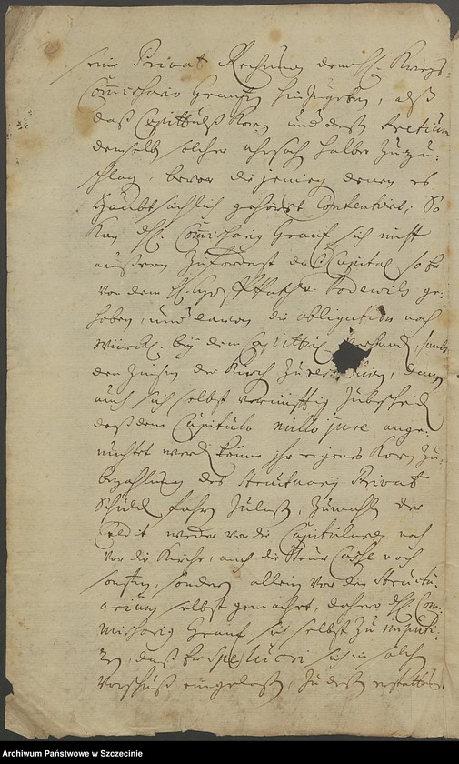 image.from.unit.number "Domkapitel contra Hofrat Felix v[on] Podevils und den Kriegskommissarius Paul Grantz in po debiti."