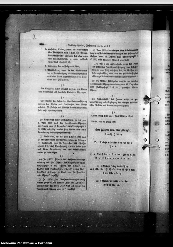 Obraz 6 z jednostki "Gesetz vom 30. 3. 36. mit Durchführungsverordnungen und Ausführungserlassen"