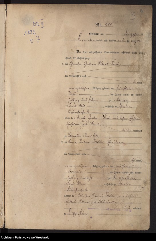 image.from.unit.number "Heiraths-Haupt-Register Breslau II 1892 Band 7"