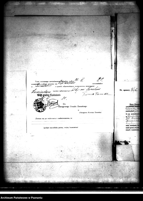 Obraz 11 z jednostki "Scalenie gruntów we wsi Sierzchów powiatu kaliskiego"