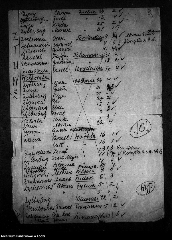 Obraz 12 z jednostki "[Spisy robotników Wydziału Robót Publicznych otrzymujących talony na bezpłatne obiady]"