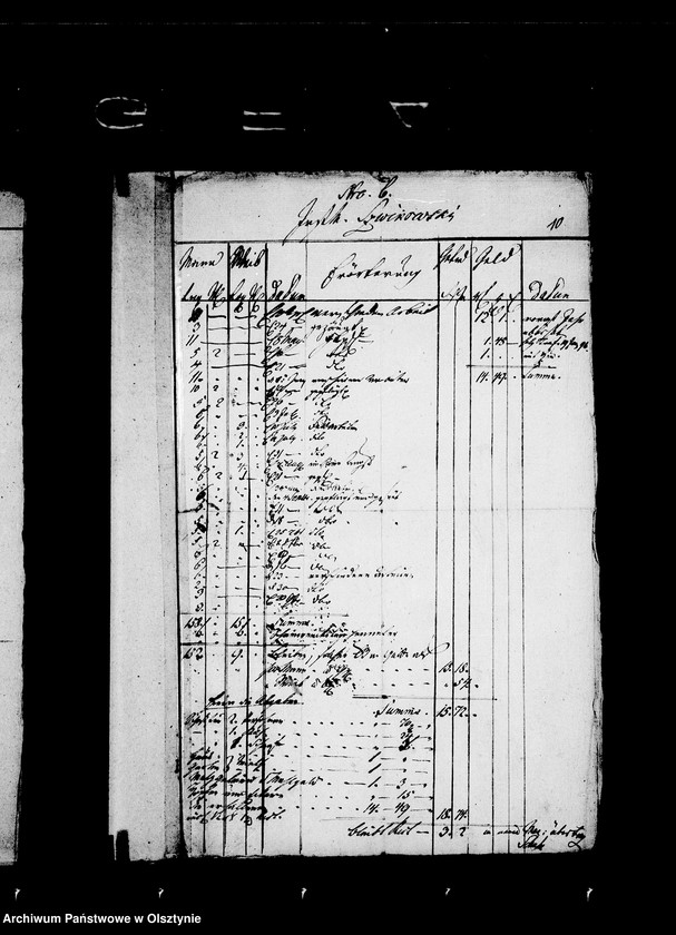 image.from.unit.number "Nachweisung der Geld Ausgabe auf Tagelohn"