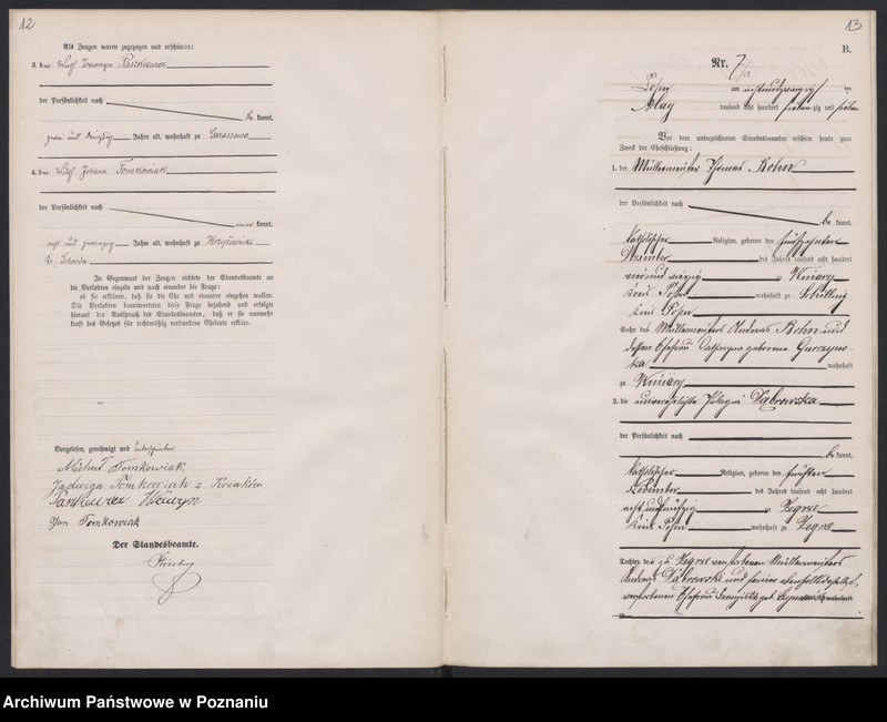 Obraz 9 z jednostki "Księga małżeństw"