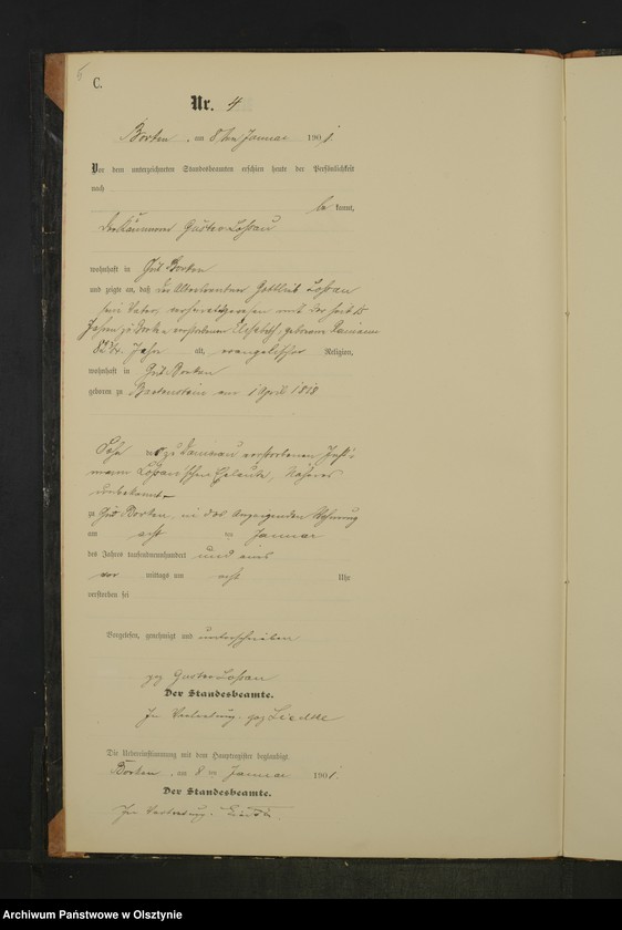 image.from.unit.number "Sterbe-Neben-Register Nr 1 - 28"
