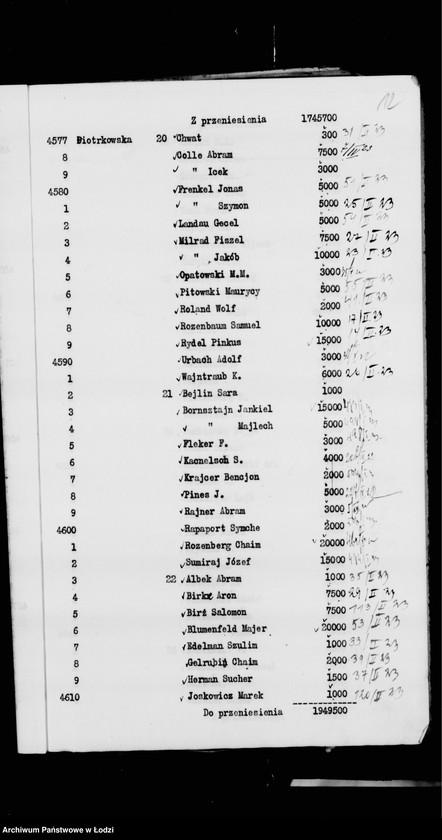 Obraz 15 z jednostki "Rejestr poborczy"