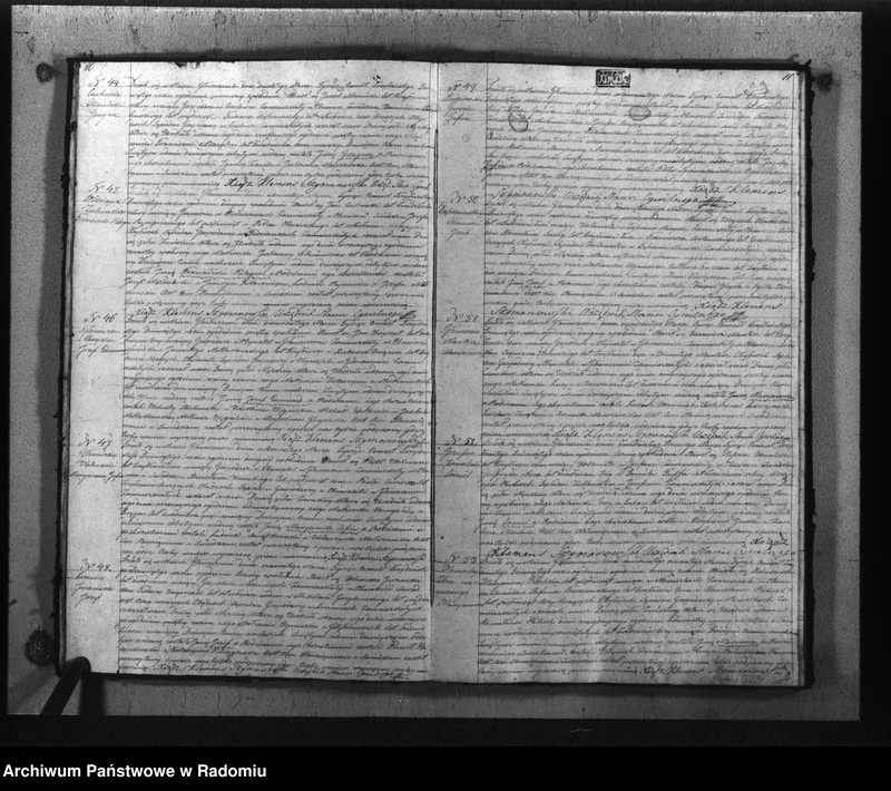 image.from.unit.number "Akta urodzonych, małzeństwa i zeyścia gminy i parafii Głowaczewskiwy w roku 1839"