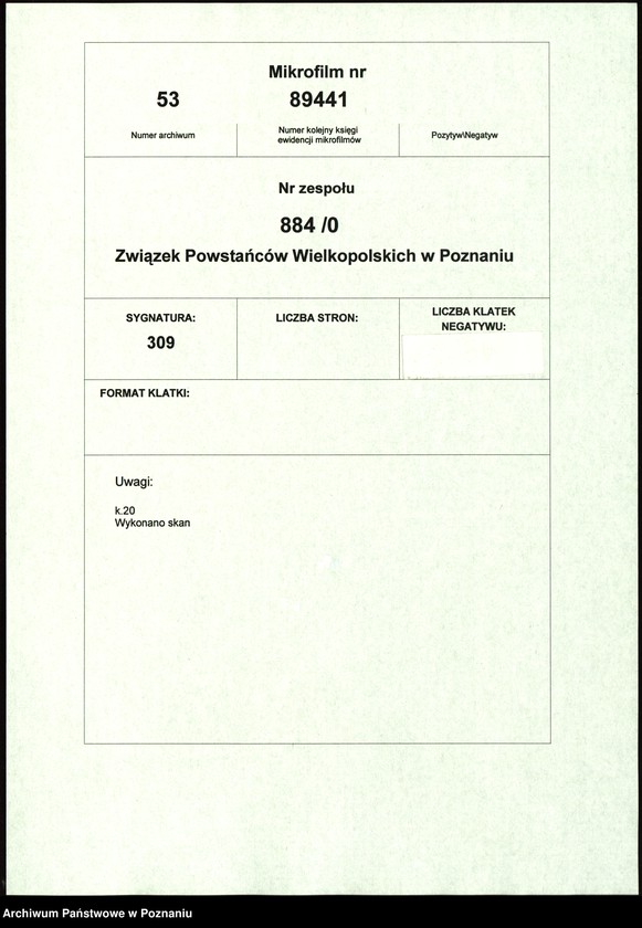 Obraz 2 z jednostki "Pogorzela, powiat Krotoszyn - akta koła."