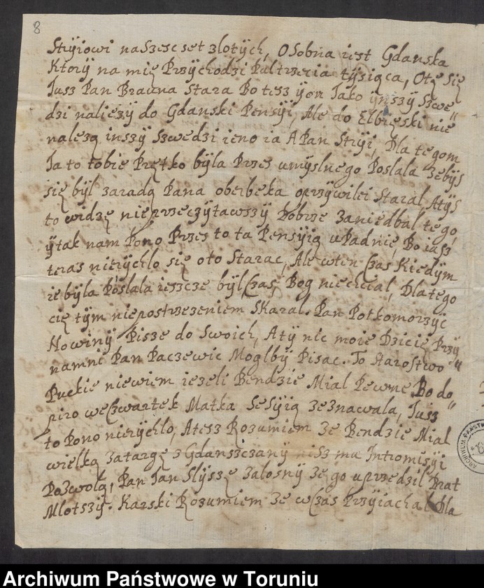 image.from.unit.number "[Władysław Kazimierz Guldenstern. M. in. listy Michała Korybuta Wiśniowieckiego]"