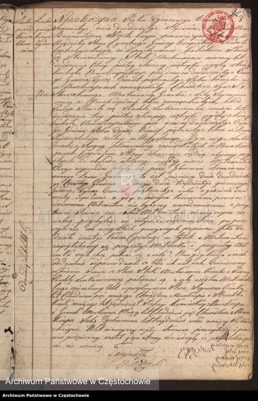 image.from.unit.number "Księga [akt] małżeństw gminy Krzepickiej na rok 1816"