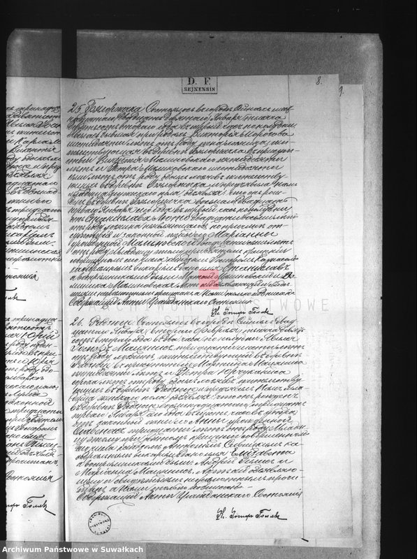 image.from.unit.number "[Księga akt urodzeń, małżeństw i zgonów wyznania rzymskokatolickiego parafii w Sejnach]"