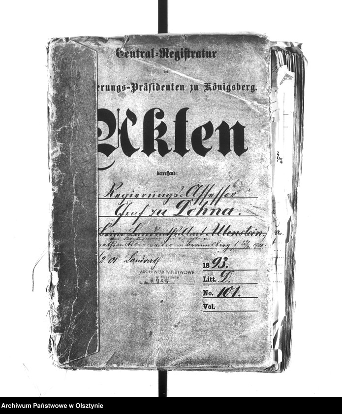 image.from.unit.number "Regierungs-Assessor Graf zu Dohna [Carl Wilhelm Reinhold] Landrathsverwalter in Braunsberg"