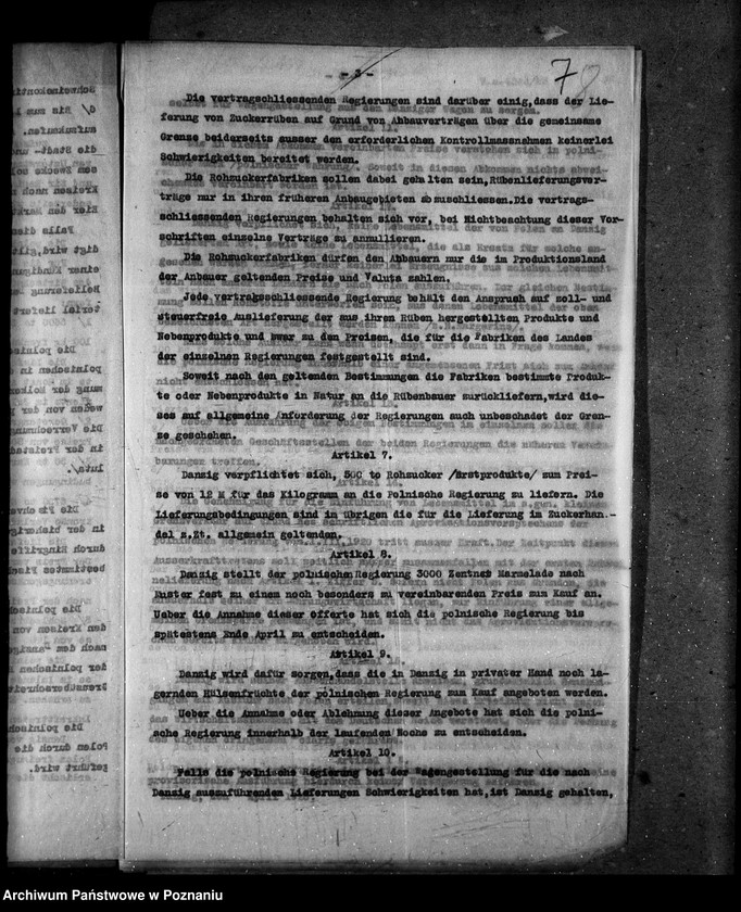 Obraz 11 z jednostki "Sprawy prawne Wolne Miasto Gdańsk [umowy i konwencje]"