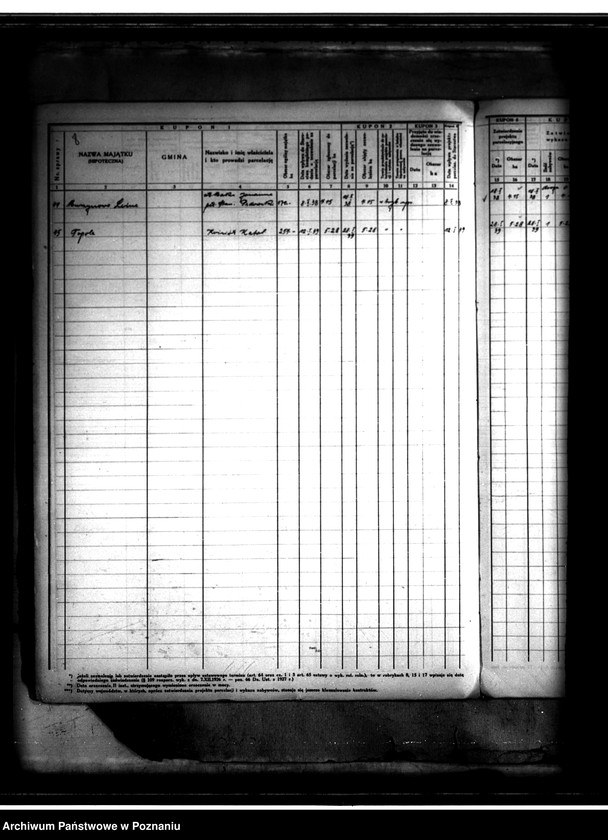 Obraz 12 z jednostki "/Księga kontroli prac parcelacji prywatnej/ powiatu średzkiego/"