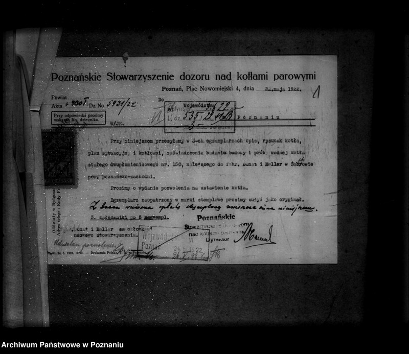 Obraz 5 z jednostki "Wytwórnia Chemiczna Firmy Donat i Meller w Źabikowie powiat poznański nr woj. 10"