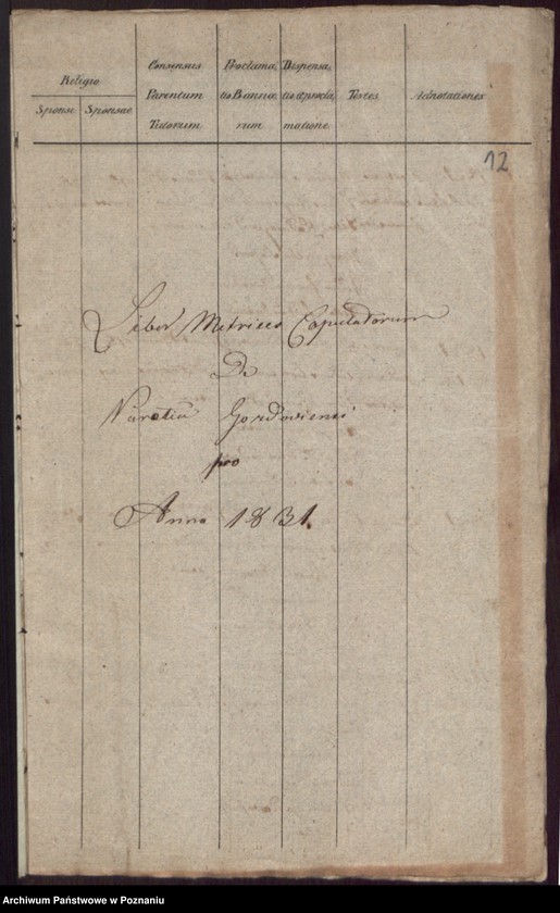 Obraz 10 z jednostki "Duplicatio Libri Baptisatorum, Copulatorum et Mortuorum."