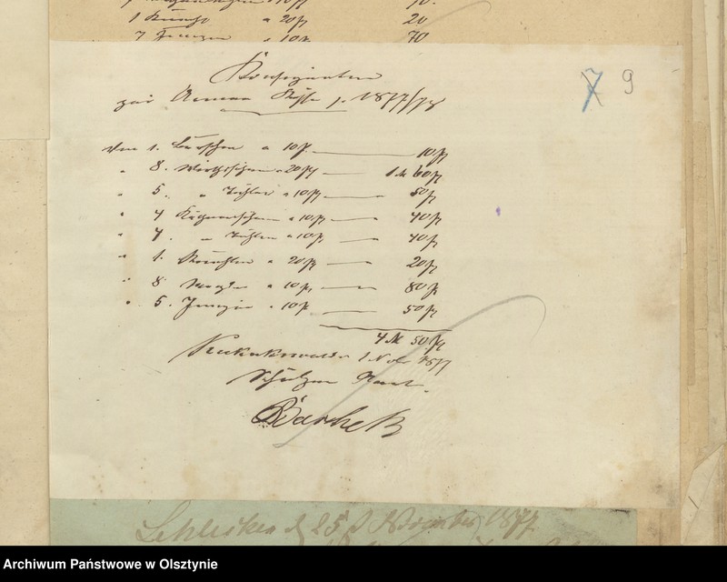 image.from.unit.number "Einnahme und Ausgabe Beläge des Kirchspiels Armen Kassen-Rechnung"