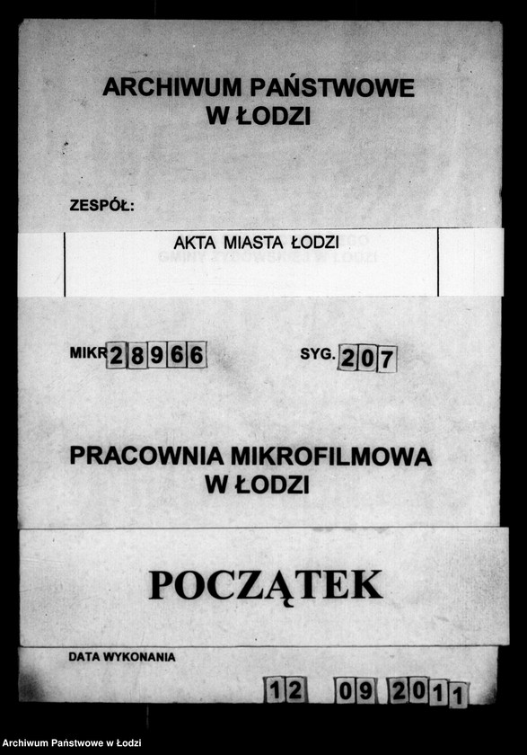 Obraz 1 z jednostki "Operat tyczący się budowy nowych i reparacji starych mostów w mieście Łodzi"