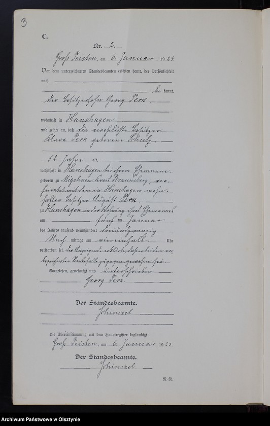 image.from.unit.number "Sterbe-Neben-Register Nr 1 - 23 [ Księga zgonów - wtóropis ]"