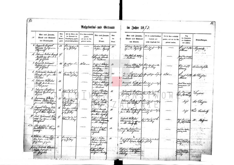 Obraz 13 z jednostki "[Księga metrykalna małżeństw z lat 1871-1936]"