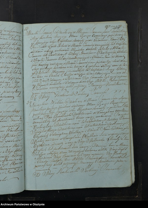 image.from.unit.number "Akta Urodzenia, Małżeństw, Zeyścia Parafij Janowskiej Powiatu Przasnyskiego w Gubernij Płockiej z roku 1852"