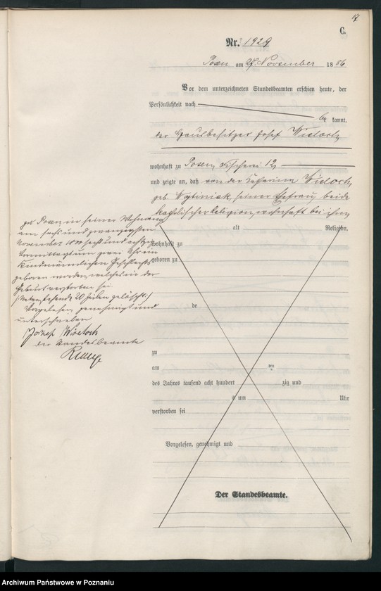 Obraz 20 z jednostki "Księga zgonów t. V"