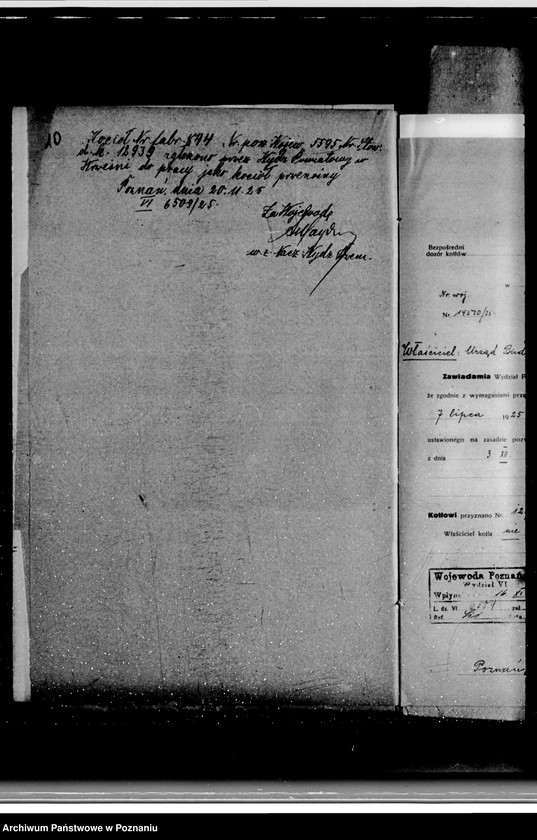 Obraz 15 z jednostki "Urząd Budownictwa Wydziału Powiatowego we Wrześni nr woj. kotła 5595"