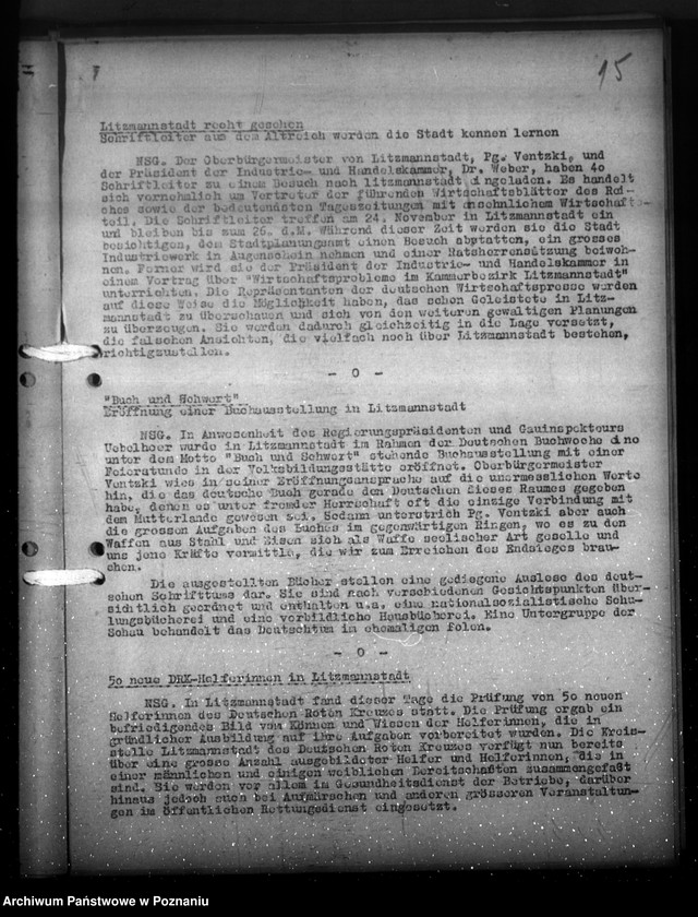 Obraz 20 z jednostki "Gausonderdienst - Die innere Front"