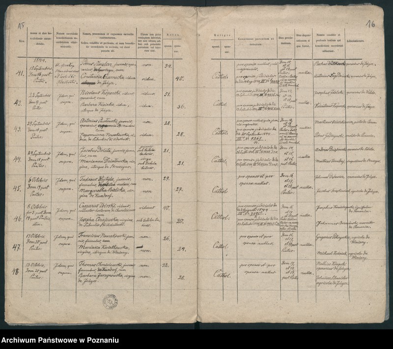 Obraz 11 z jednostki "Księga małżeństw"