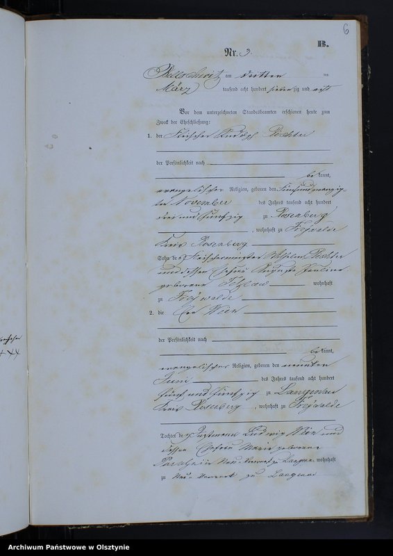image.from.unit.number "Heiraths-Neben-Register Nr 1 - 20"
