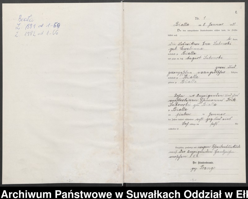 image.from.unit.number "[Sterbe-Haupt-Register des Königlich Preussischen Standes-Amtes Bialla Kreis Johannisburg]"