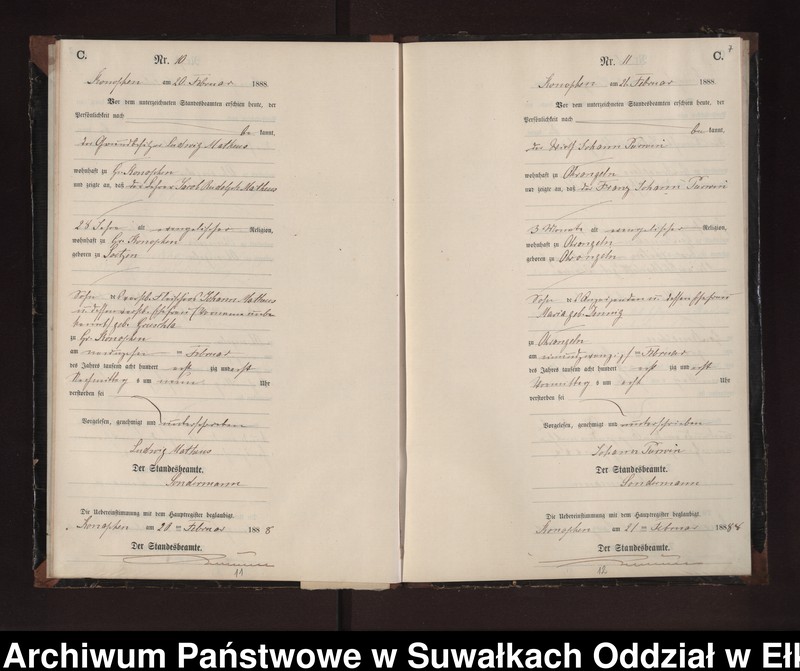 image.from.unit.number "Sterbe-Neben-Register des Preussischen Standes-Amtes Gr. Konopken Kreis Loetzen"